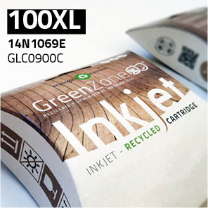 [GLC0900C] Green Zone para Lexmark 14N1069E (100XL) Cian (12 ml)