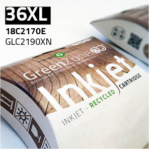 [GLC2190XN] Green Zone para Lexmark 18C2170E (36XL) / 018C2190E Negro XL (25 ml)