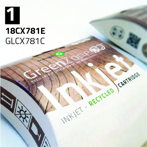 [GLCX781C] Green Zone para Lexmark 18CX781E (1) Color (24 ml)
