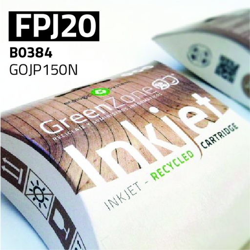 [GOJP150N] Green Zone para Olivetti B0384 (FPJ20) Negro (15 ml)