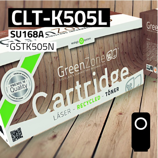 [GST505N] Green Zone para Samsung CLT-K505L Negro (6.000 Copias)
