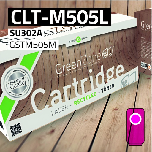 [GST505M] Green Zone para Samsung CLT-M505L Magenta (3.500 Copias)