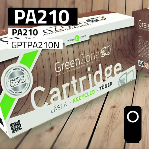 [GPTPA210N] Green Zone para Pantum PA210 Toner Negro (1.600 Copias)