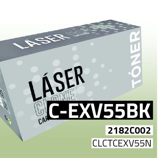 [CLCTCEXV55N] Marca Clone para Canon (C-EXV55) 2182C002 Kit Toner Negro (23.000 Copias)